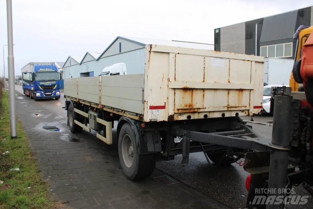 Lecitrailer + 2 AXEL Platformos / Pakrovimas iš šono