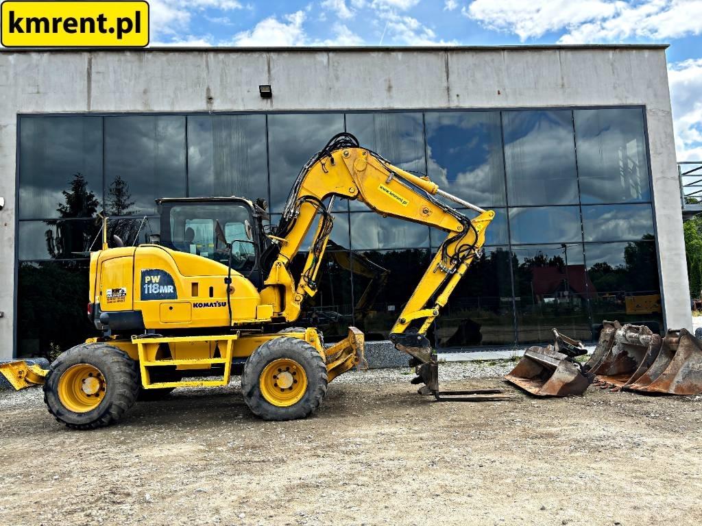 Komatsu PW 118 MR-8 Ratiniai ekskavatoriai