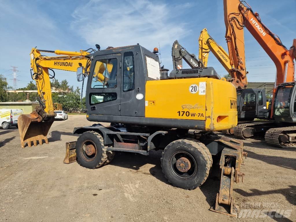 Hyundai R 170 W Ratiniai ekskavatoriai