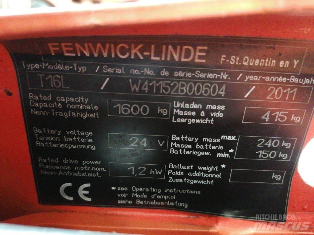 Linde T16L Mažų aukščių keltuvai