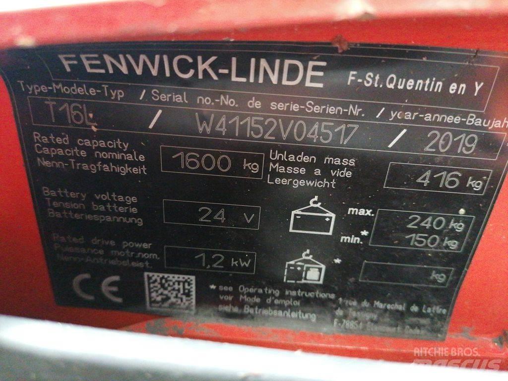 Linde T16L Mažų aukščių keltuvai