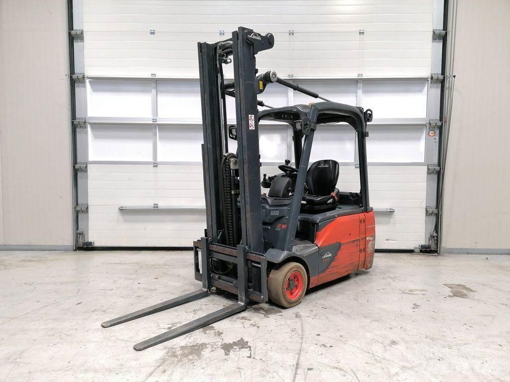 Linde E16L-02 Elektriniai šakiniai krautuvai
