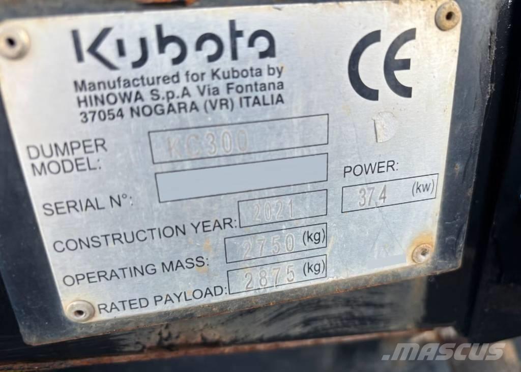 Kubota KC 300 HR-5 Kiti krovimo ir kasimo mechanizmai ir jų priedai