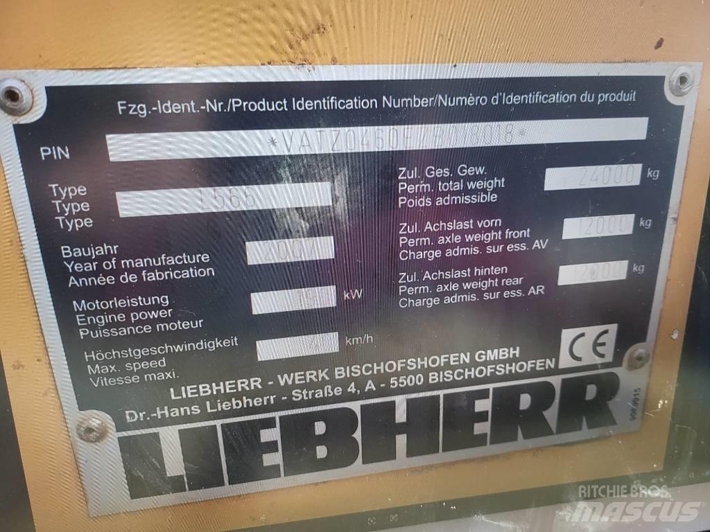 Liebherr L 566 Naudoti ratiniai krautuvai