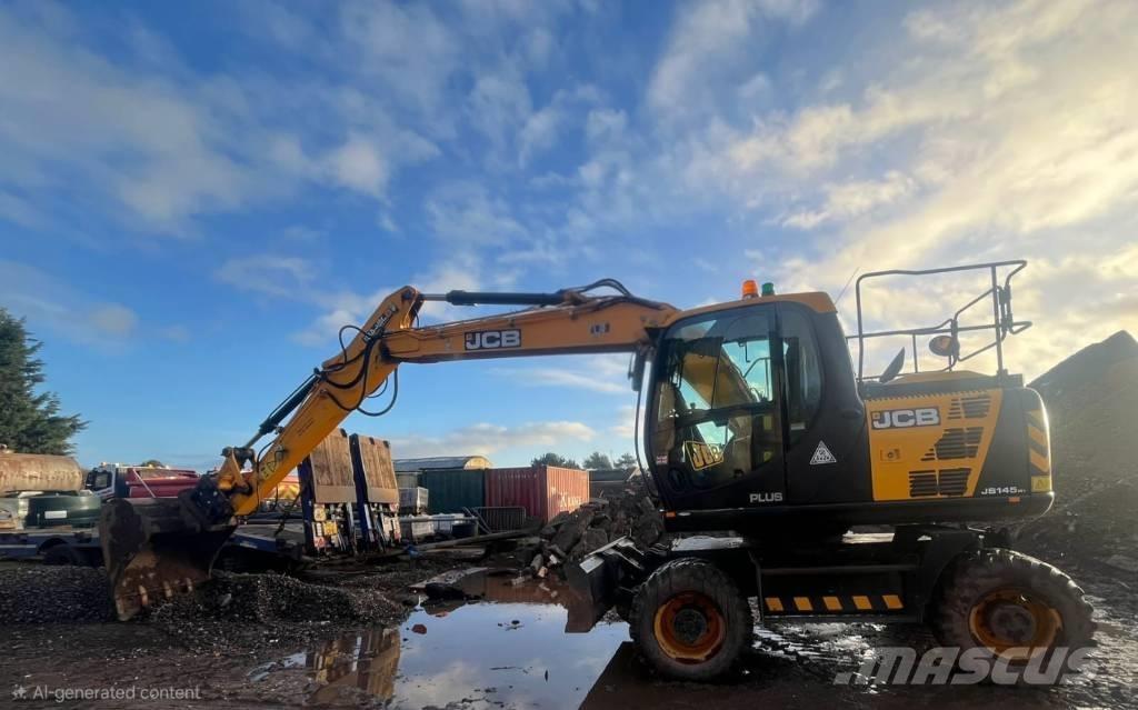 JCB JS 145 W Ratiniai ekskavatoriai