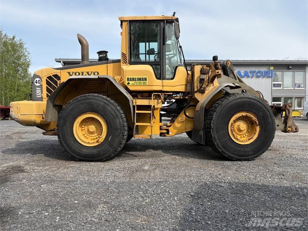 Volvo L120F Naudoti ratiniai krautuvai
