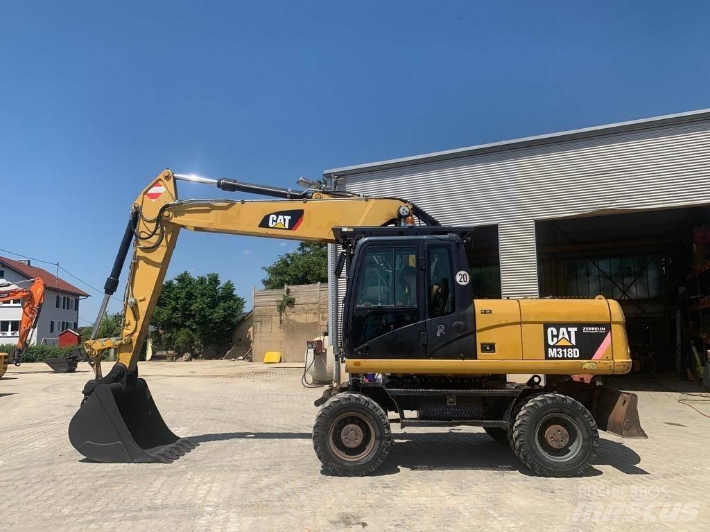CAT M 318 D Ratiniai ekskavatoriai