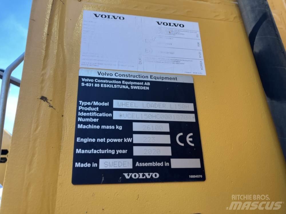 Volvo L150H Naudoti ratiniai krautuvai