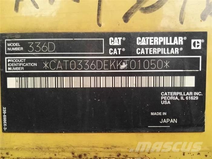 CAT 336 D Vikšriniai ekskavatoriai