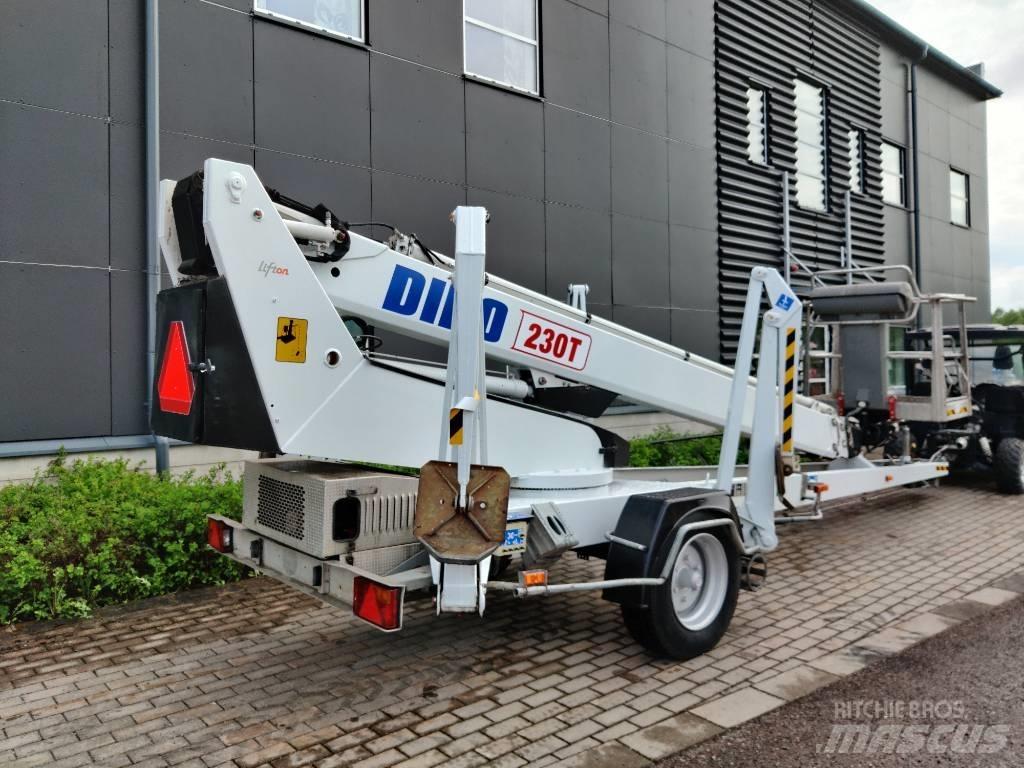 Dino 230 T Skylift Ant priekabų montuojamos kėlimo platformos