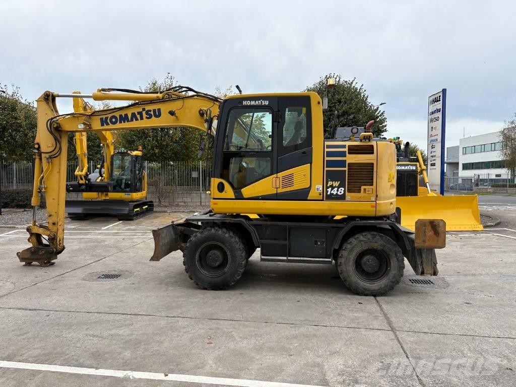 Komatsu PW148-11 Ratiniai ekskavatoriai