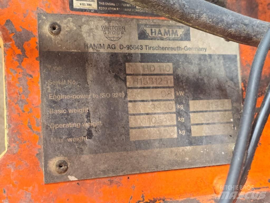 Hamm HD 110 Porinių būgnų volai