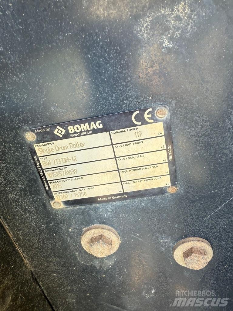 Bomag BW 213 D H-4 Gruntiniai volai