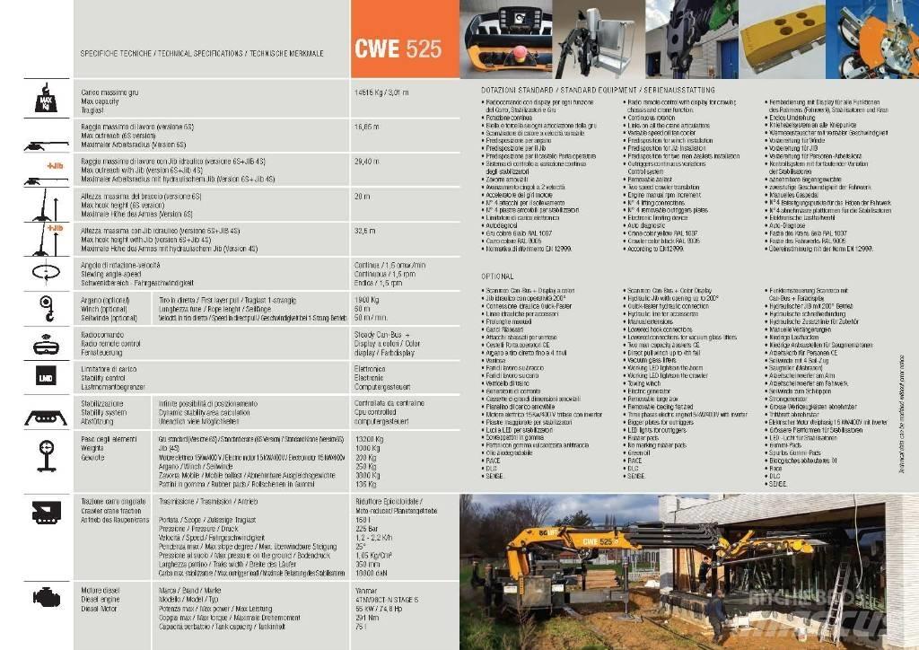 BG Lift CWE 525 Vikšriniai kranai
