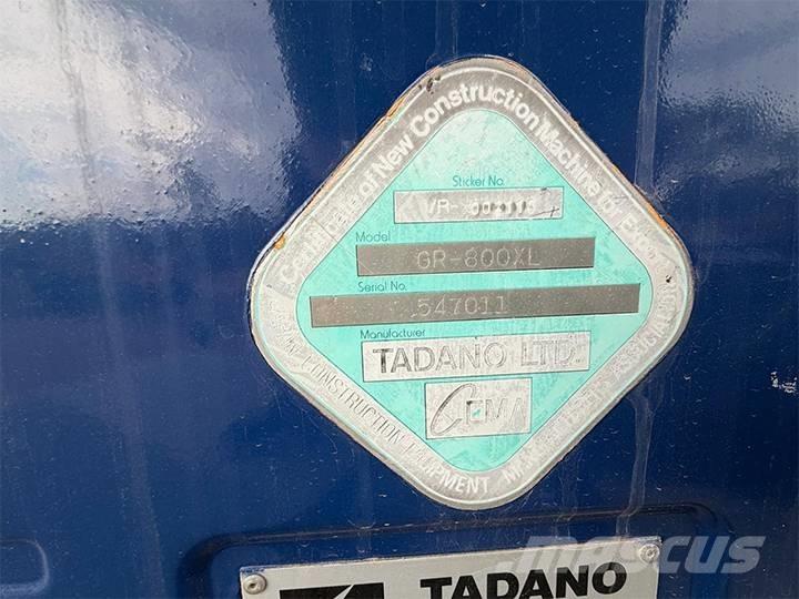 Tadano GR 800 XL-1 Neapdoroto reljefo kranai