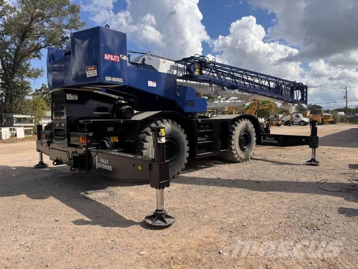 Tadano GR 800 XL-1 Neapdoroto reljefo kranai