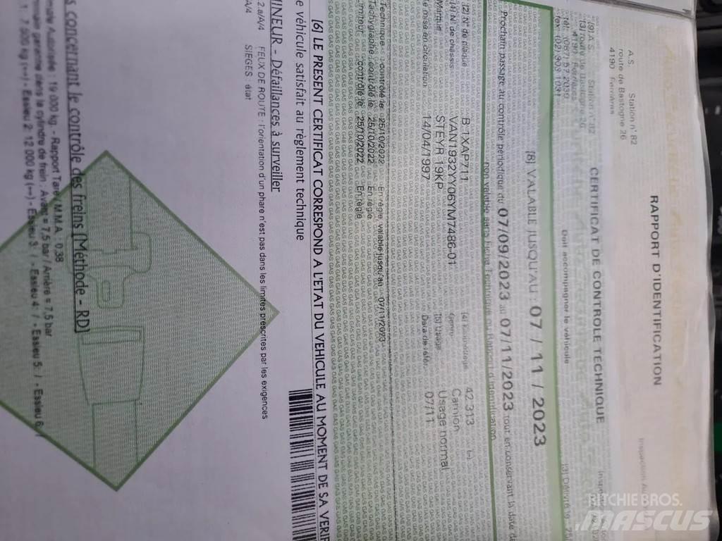 Steyr 19KP Sunkvežimiai su keliamuoju kabliu
