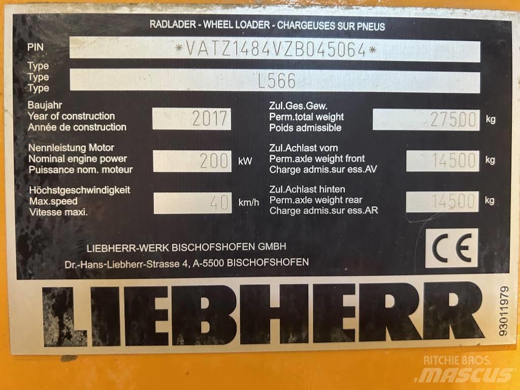 Liebherr L 566 Naudoti ratiniai krautuvai