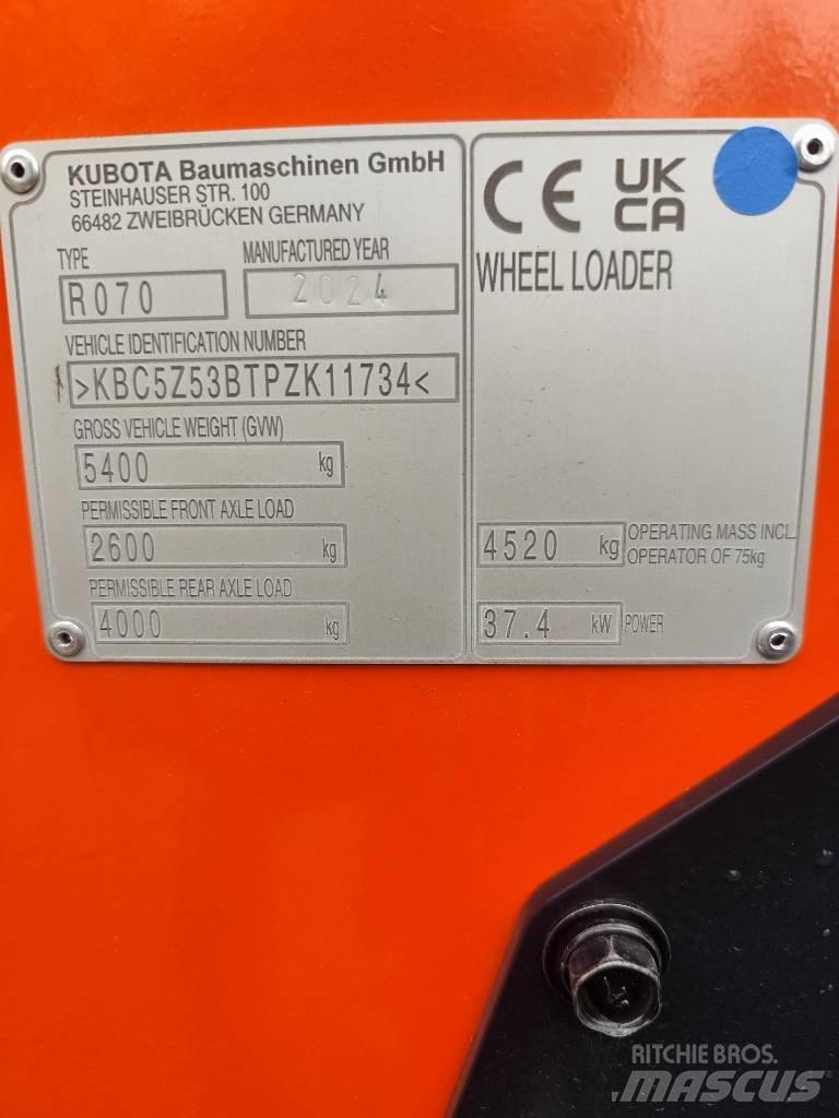 Kubota R 070 Naudoti ratiniai krautuvai