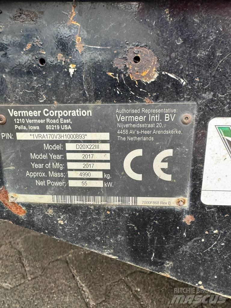 Vermeer D20x22SIII Horizontali kryptinė gręžimo įranga