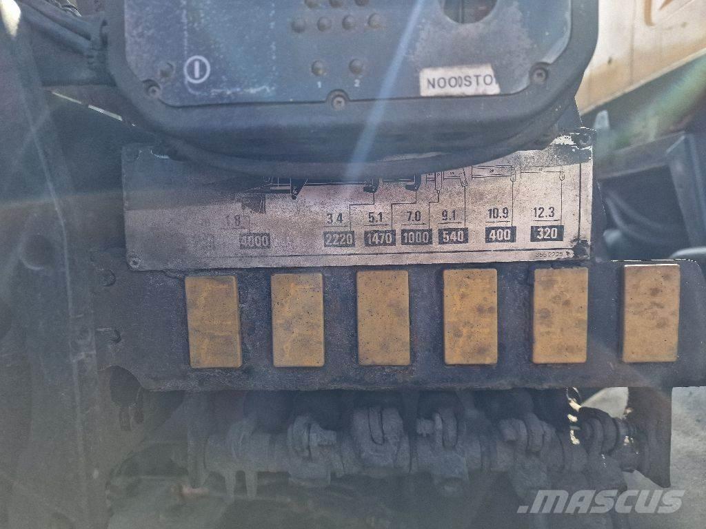 DAF 1700 TURBO Savivarčių priekabų vilkikai
