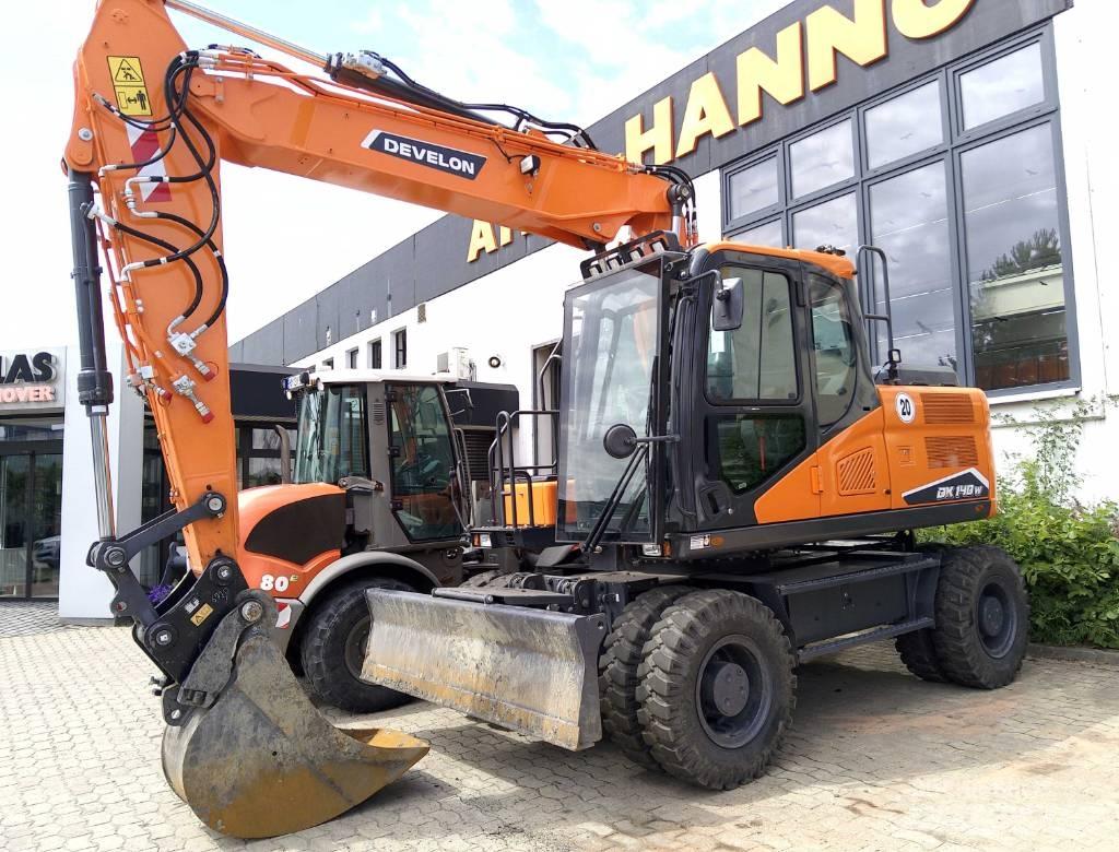 Doosan DX140W-7 Ratiniai ekskavatoriai