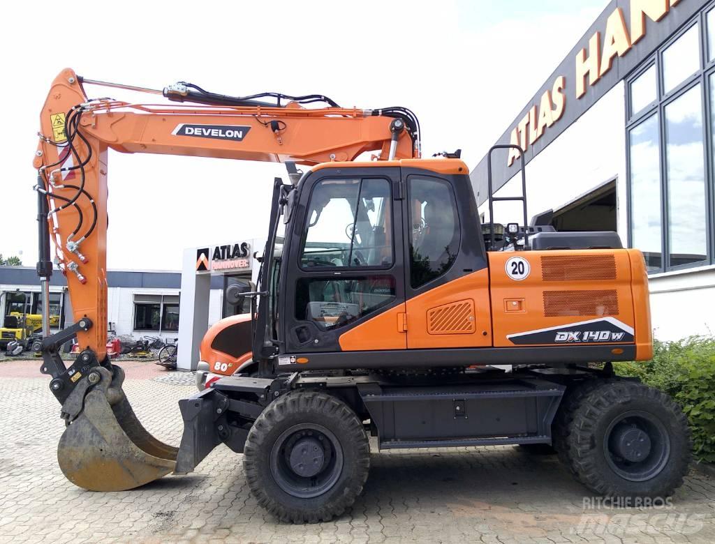 Doosan DX140W-7 Ratiniai ekskavatoriai