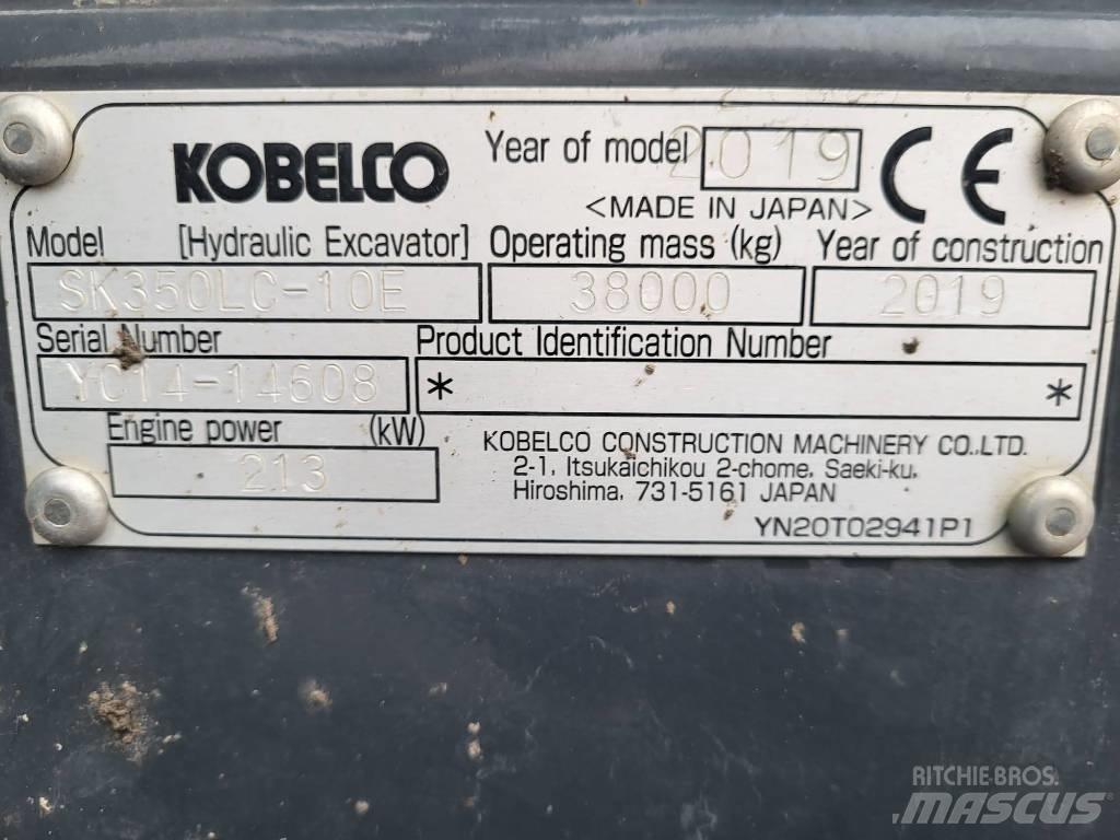 Kobelco SK350LC-10E Vikšriniai ekskavatoriai