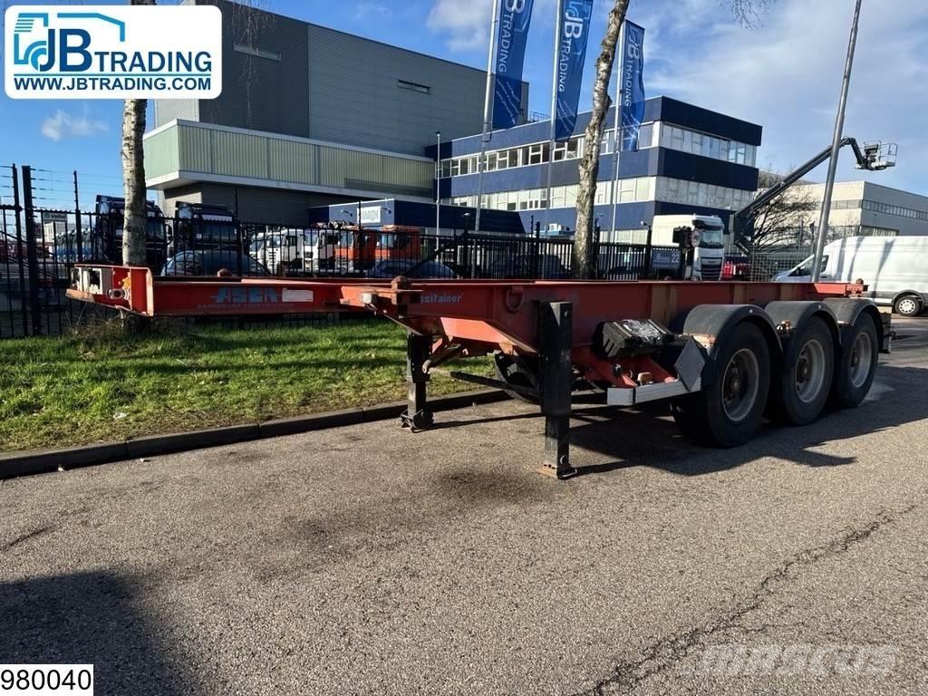 Asca Chassis 20 ft Konteinerių puspriekabės