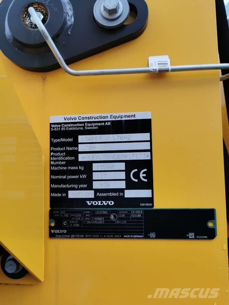 Volvo L 70 H2 Naudoti ratiniai krautuvai