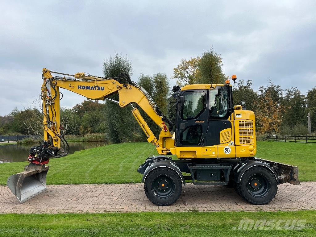 Komatsu PW 118 Ratiniai ekskavatoriai