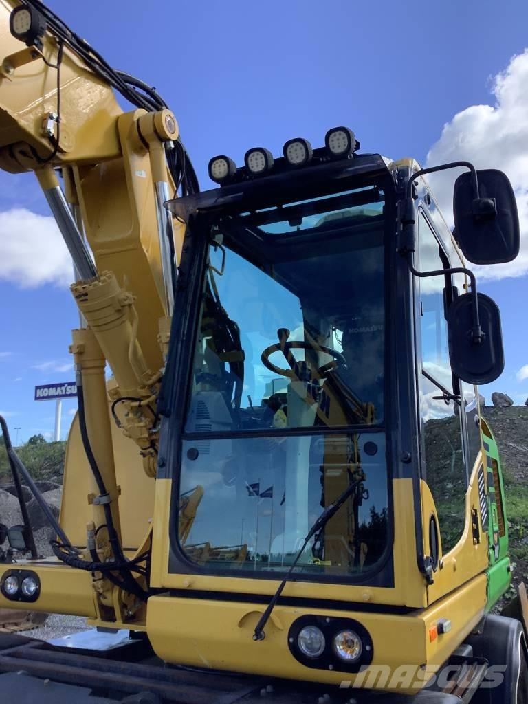 Komatsu PW148-10 Ratiniai ekskavatoriai