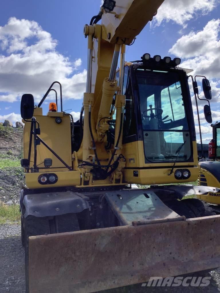 Komatsu PW148-10 Ratiniai ekskavatoriai