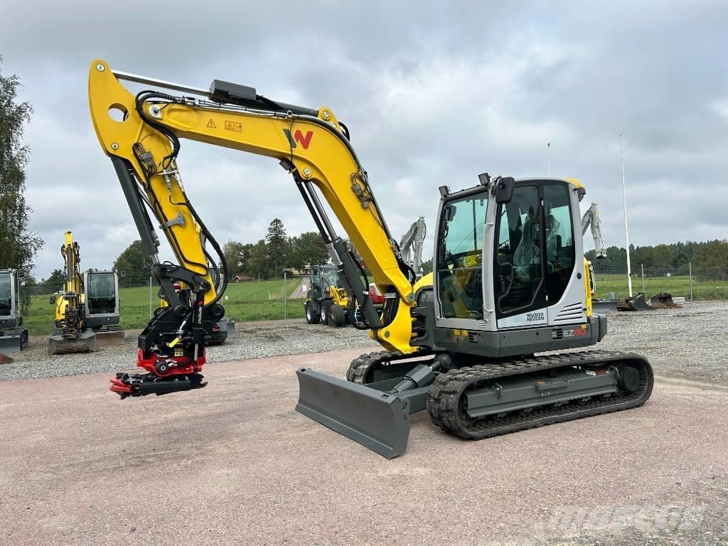 Wacker Neuson EZ80 Vidutinės galios ekskavatoriai 7-12 t
