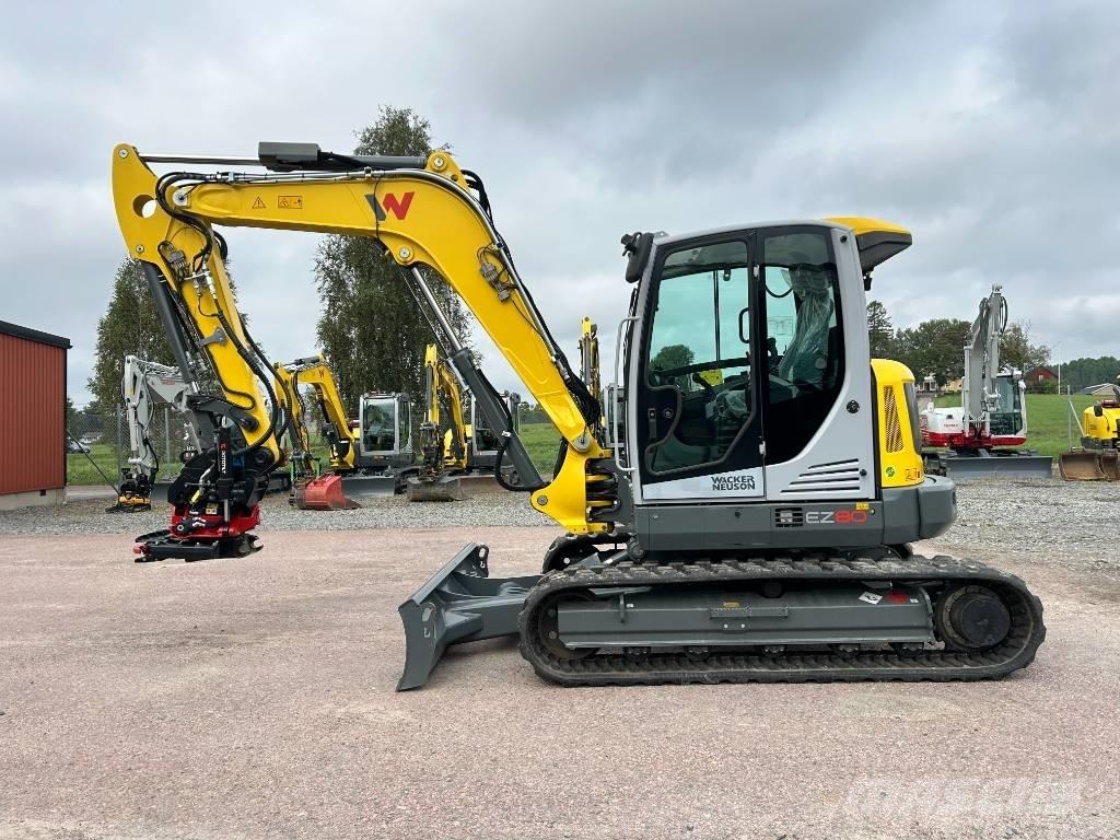 Wacker Neuson EZ80 Vidutinės galios ekskavatoriai 7-12 t