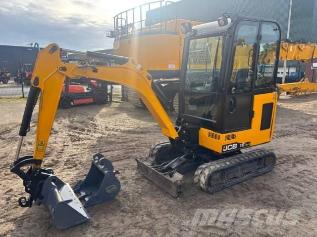 JCB 16 C Mini ekskavatoriai < 7 t