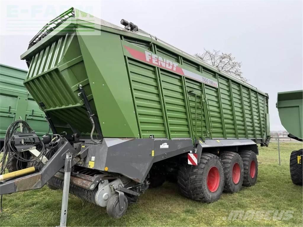 Fendt tigo 100 xr Kitos puspriekabės