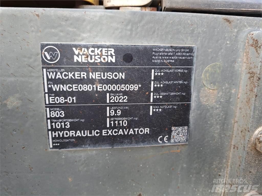 Wacker Neuson 803 Vikšriniai ekskavatoriai