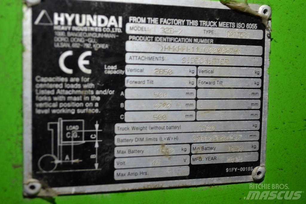 Hyundai 32 B-7 Elektriniai šakiniai krautuvai