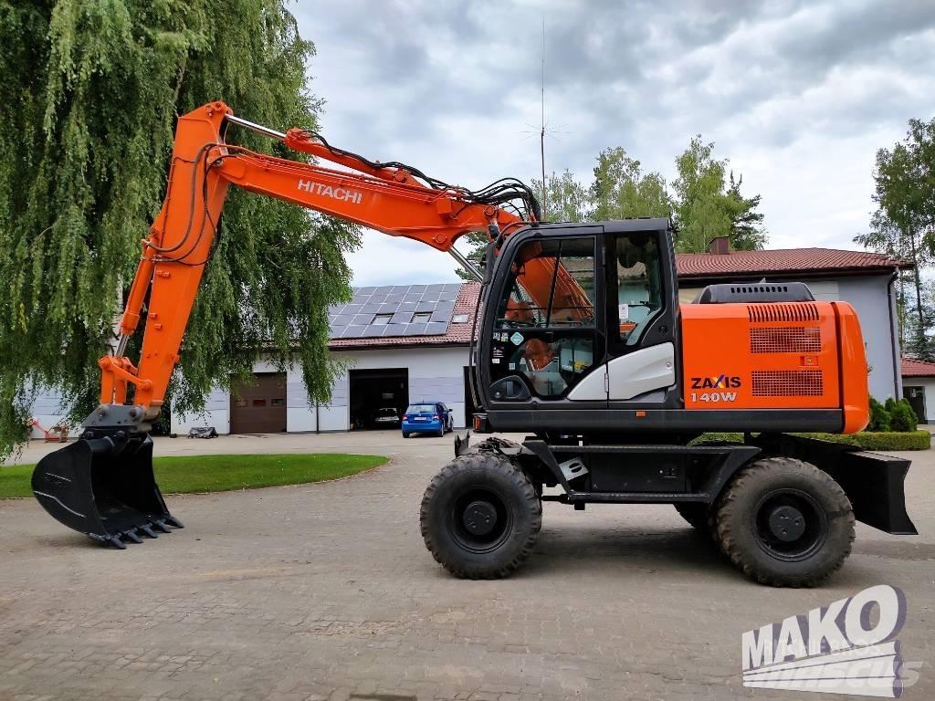 Hitachi ZX 140 W-5 Ratiniai ekskavatoriai