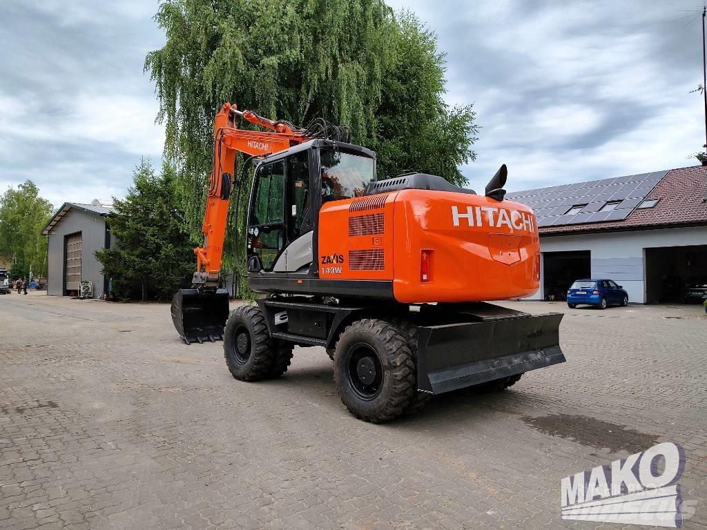 Hitachi ZX 140 W-5 Ratiniai ekskavatoriai