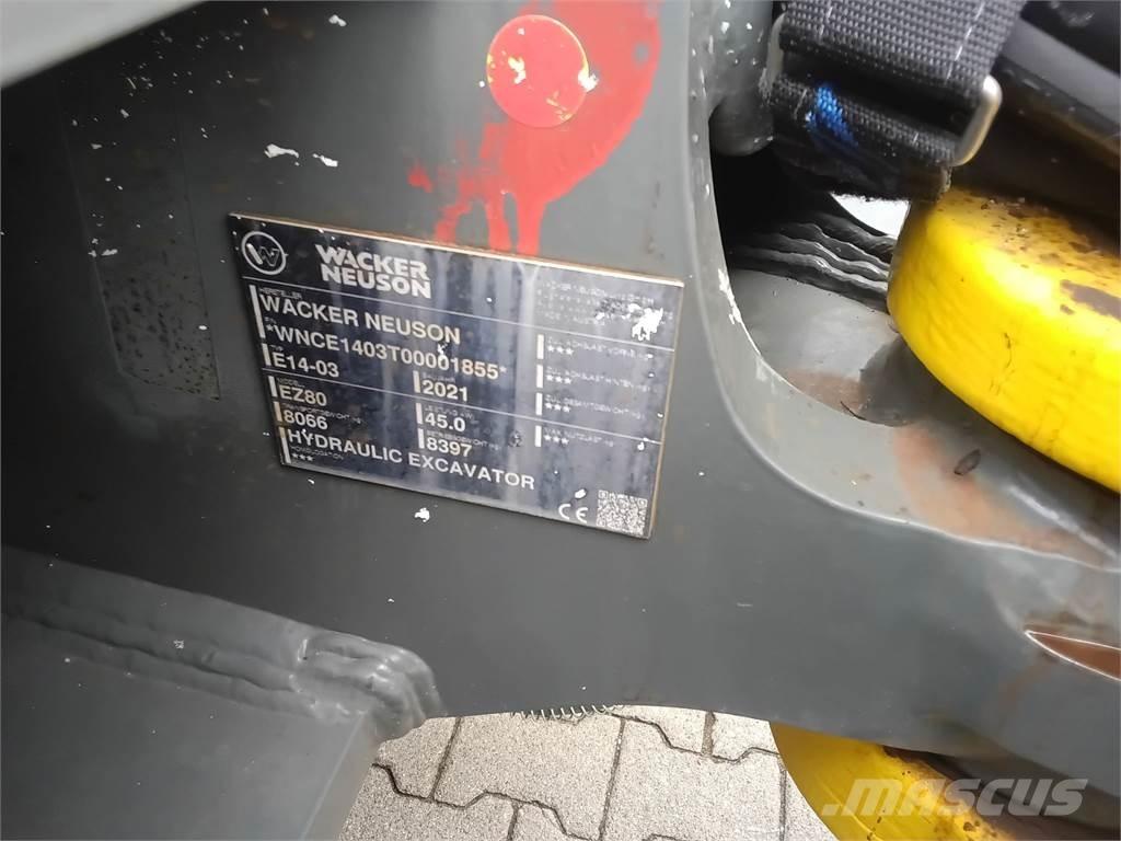 Wacker Neuson EZ80 Vikšriniai ekskavatoriai