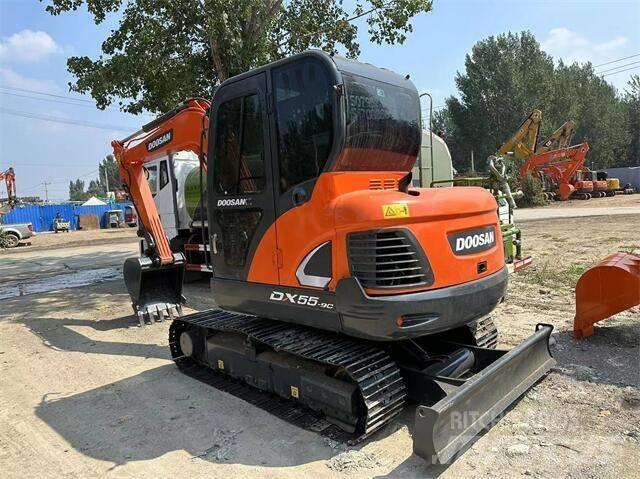 Doosan DX55 Mini ekskavatoriai < 7 t