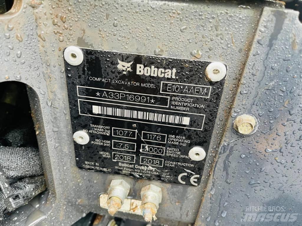 Bobcat E 10 Mini ekskavatoriai < 7 t