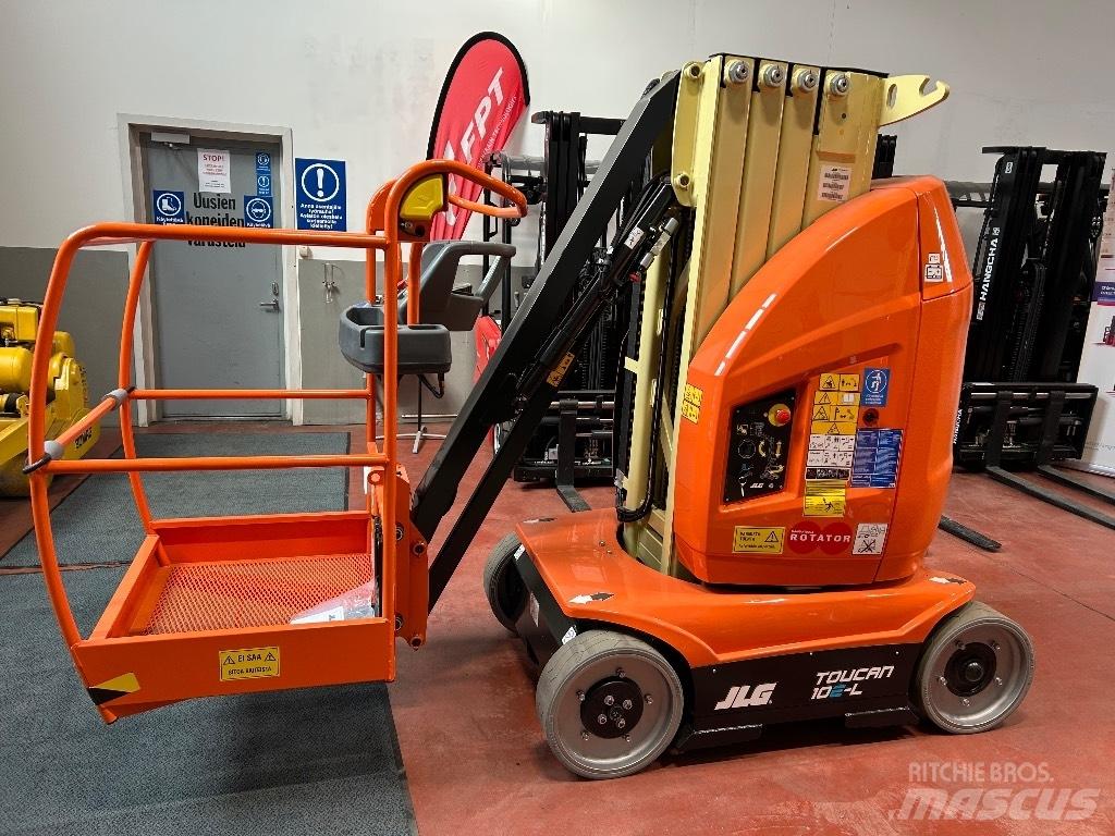 JLG Toucan 10 E-L Vertikalūs stiebiniai keltuvai