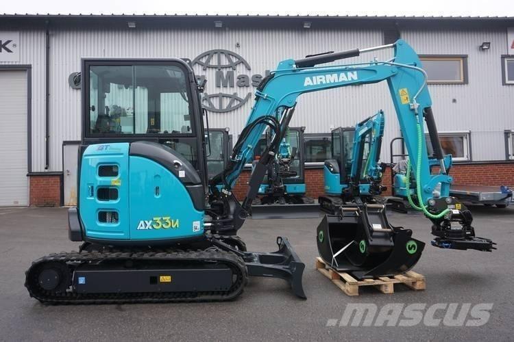 Airman AX 33 U Mini ekskavatoriai < 7 t