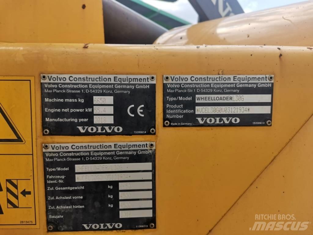 Volvo Radlader L30G Naudoti ratiniai krautuvai