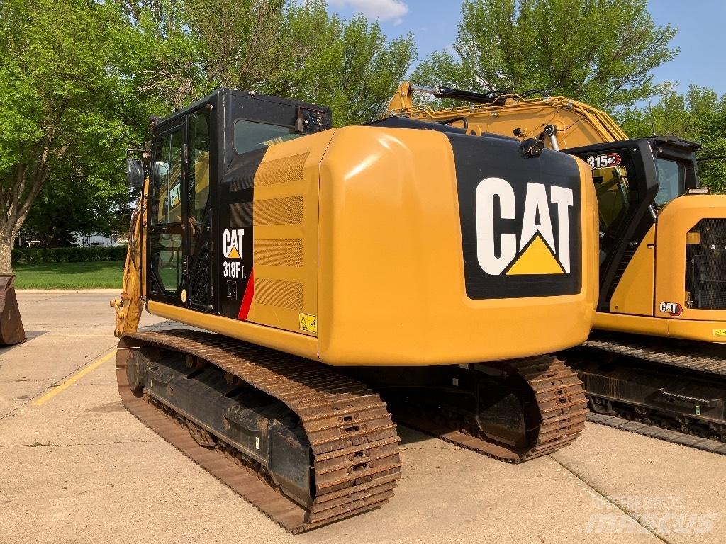 CAT 318 FL Vikšriniai ekskavatoriai