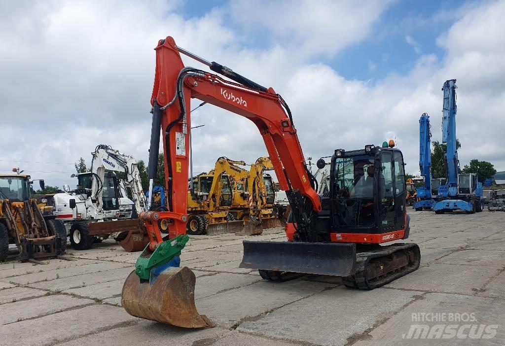 Kubota KX 080-4a Vidutinės galios ekskavatoriai 7-12 t