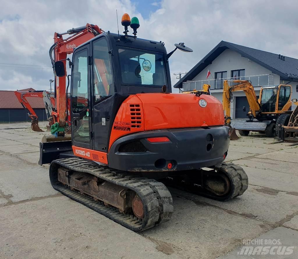Kubota KX 080-4a Vidutinės galios ekskavatoriai 7-12 t